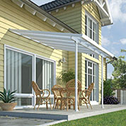 pergola adossee en polycarbonate 3 x 3 m